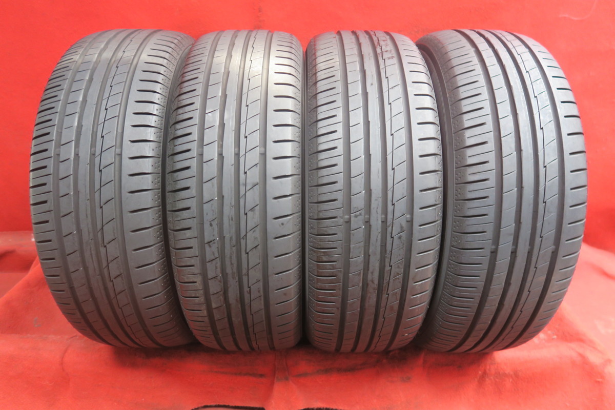 1144R】タイヤ4本* 205/55R17 ヨコハマ BLUEARTH-A 2015年 送料無料