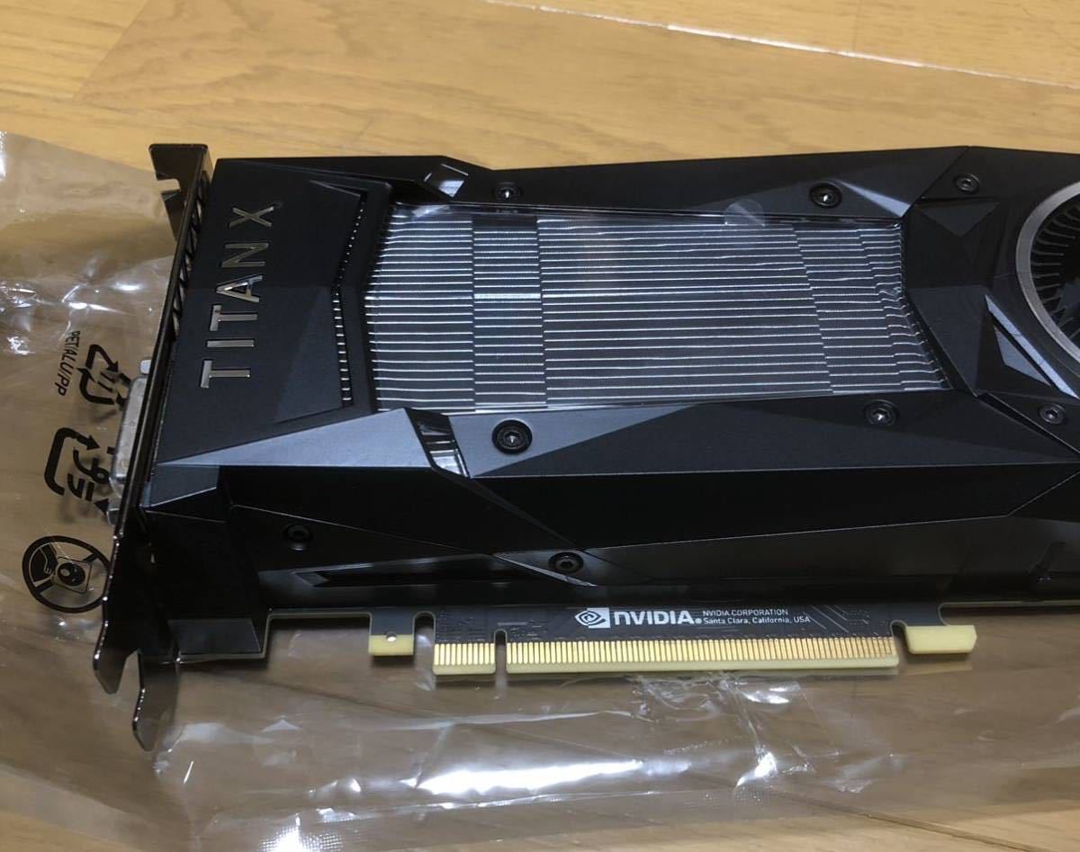 1円スタート NVIDIA GeForce GTX TITAN X 12GB GDDR5X ビデオカード