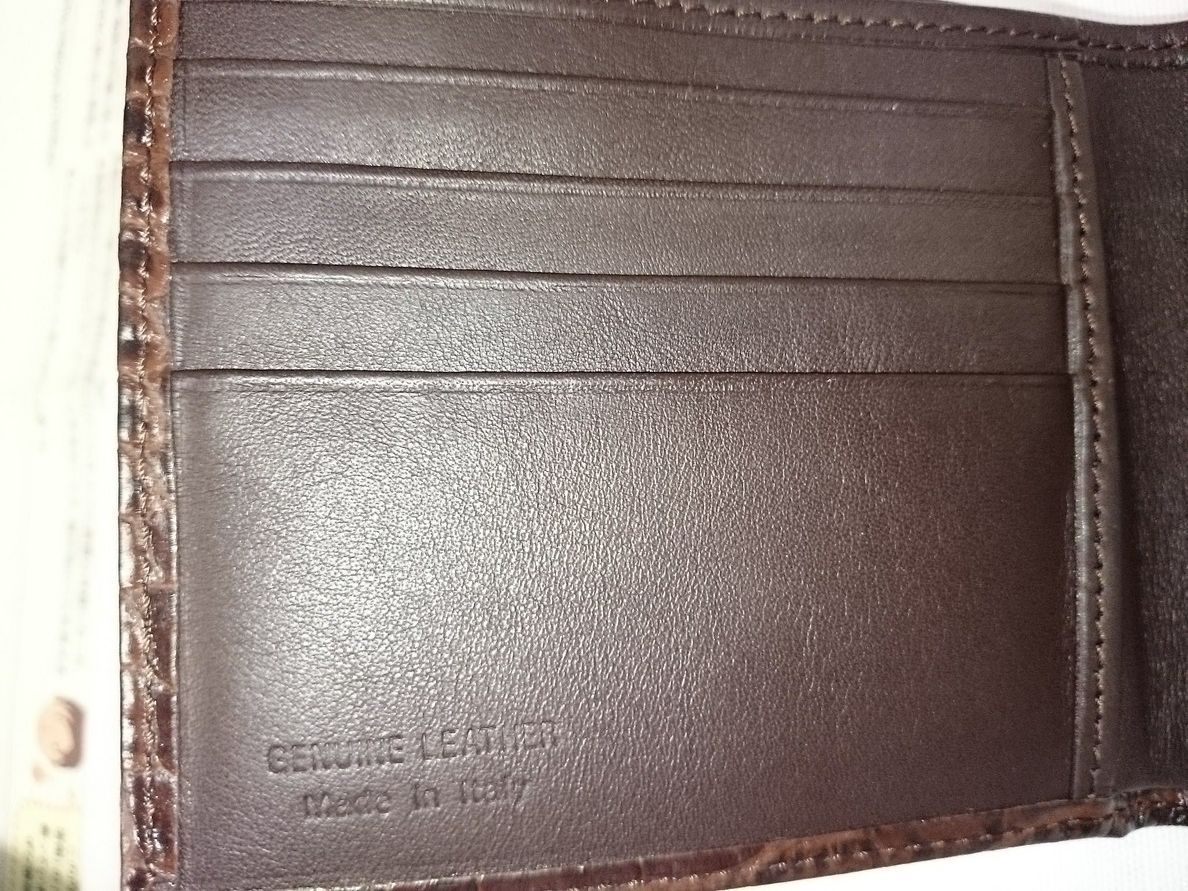 OROBIANCO 二つ折り財布　カウレザー フィリッポⅠ ブラウン　新品未使用品_画像5