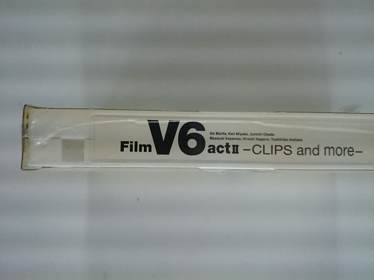 Film V6 actⅡ CLIPS and more VHS 新品_画像4
