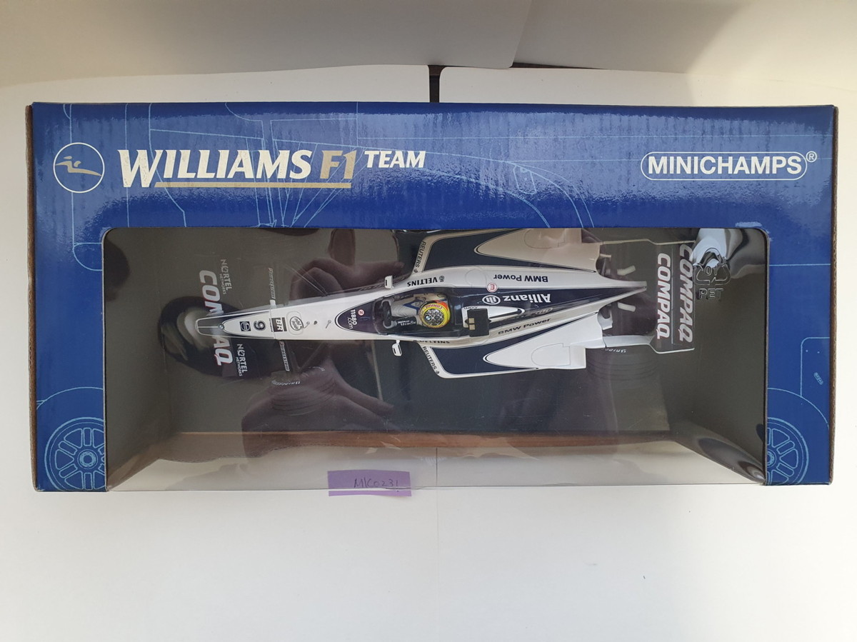 MINICHAMPS 1/18 Williams F1 BMW FW22 R. Schumacher 未使用品_画像3