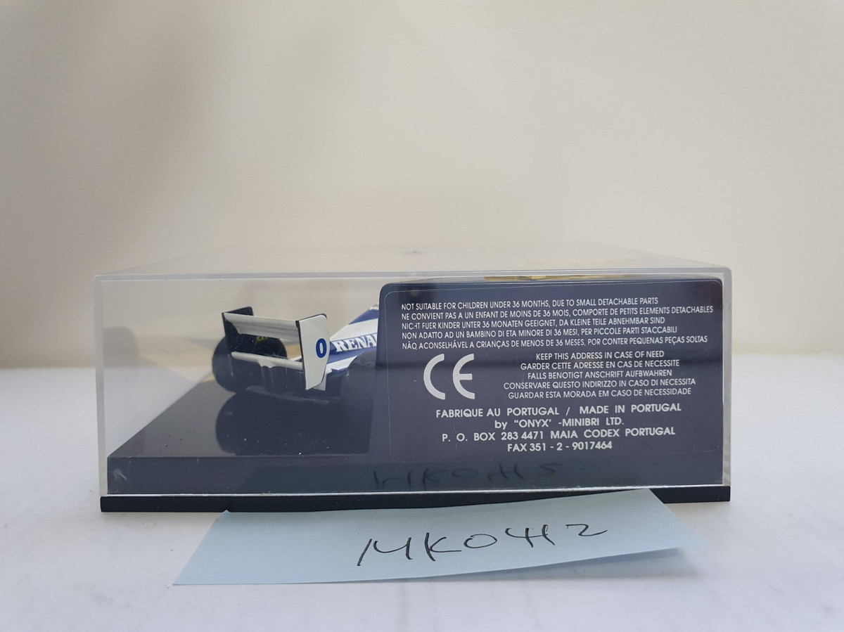 ONYX 1/43 WILLIAMS RENAULT FW15C Damon Hill TEST 1994 188_画像5