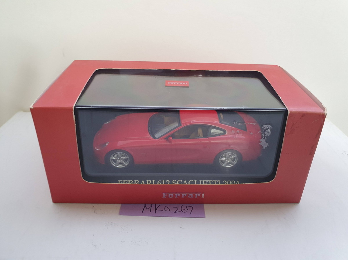 HotWHeels 1/43 FERRARI 612 SCAGLIETTI Red 2004 FER009 未使用品_画像1