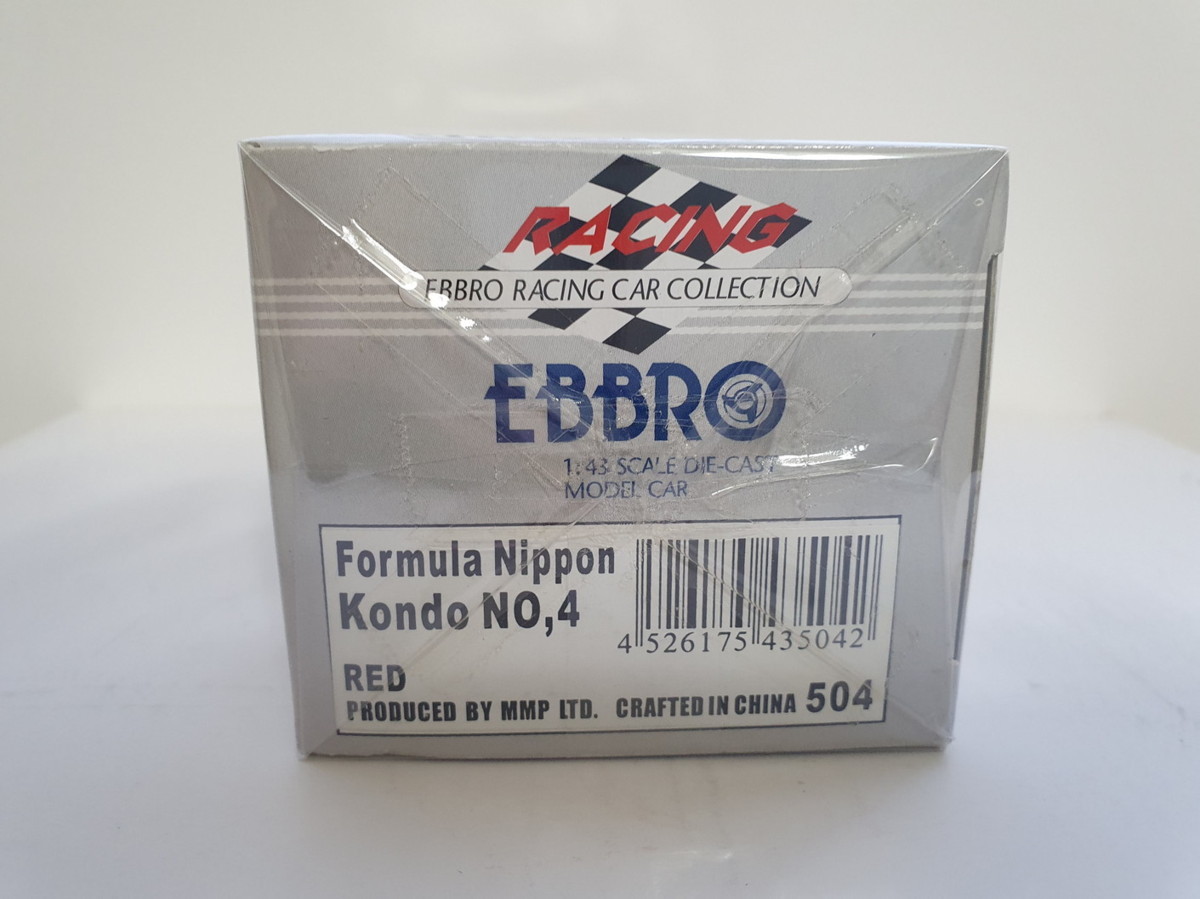 EBBRO 1/43 FORMULA NIPPON Kondo NO,4 RED 504_画像6