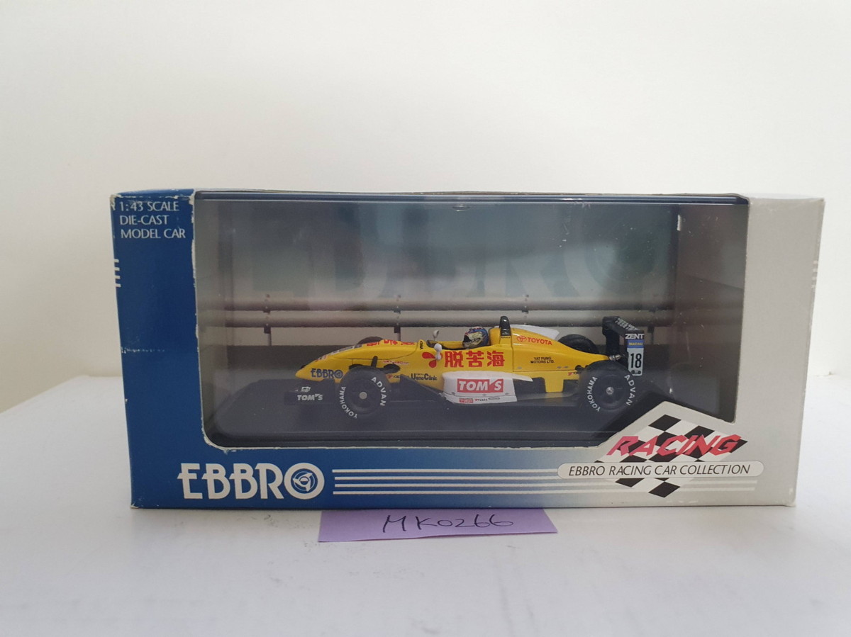 EBBRO 1/43 TOKUHON TOM'S DALLARA F302 Formula 3 Macau GP 2002 YELLOW/WHITE 383の画像2