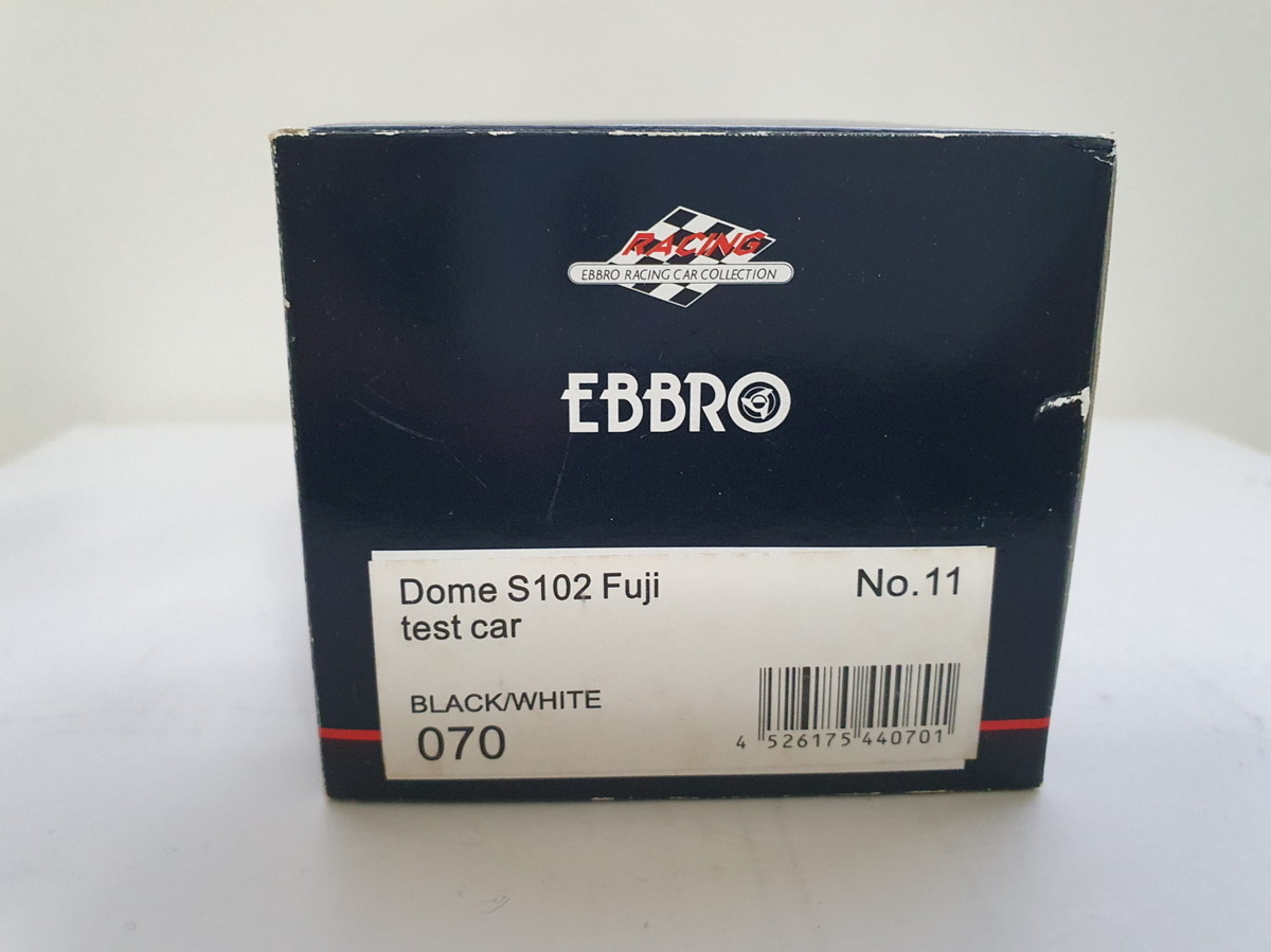 EBBRO 1/43 Dome S102 Fuji test car No.11 BLACK/WHITE 070_画像6