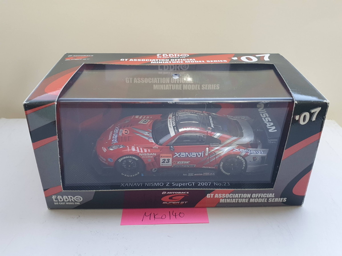 EBBRO 1/43 SUPER GT 500 No.23 XANAVI NISMO Z SILVER/RED 913 未使用品_画像1