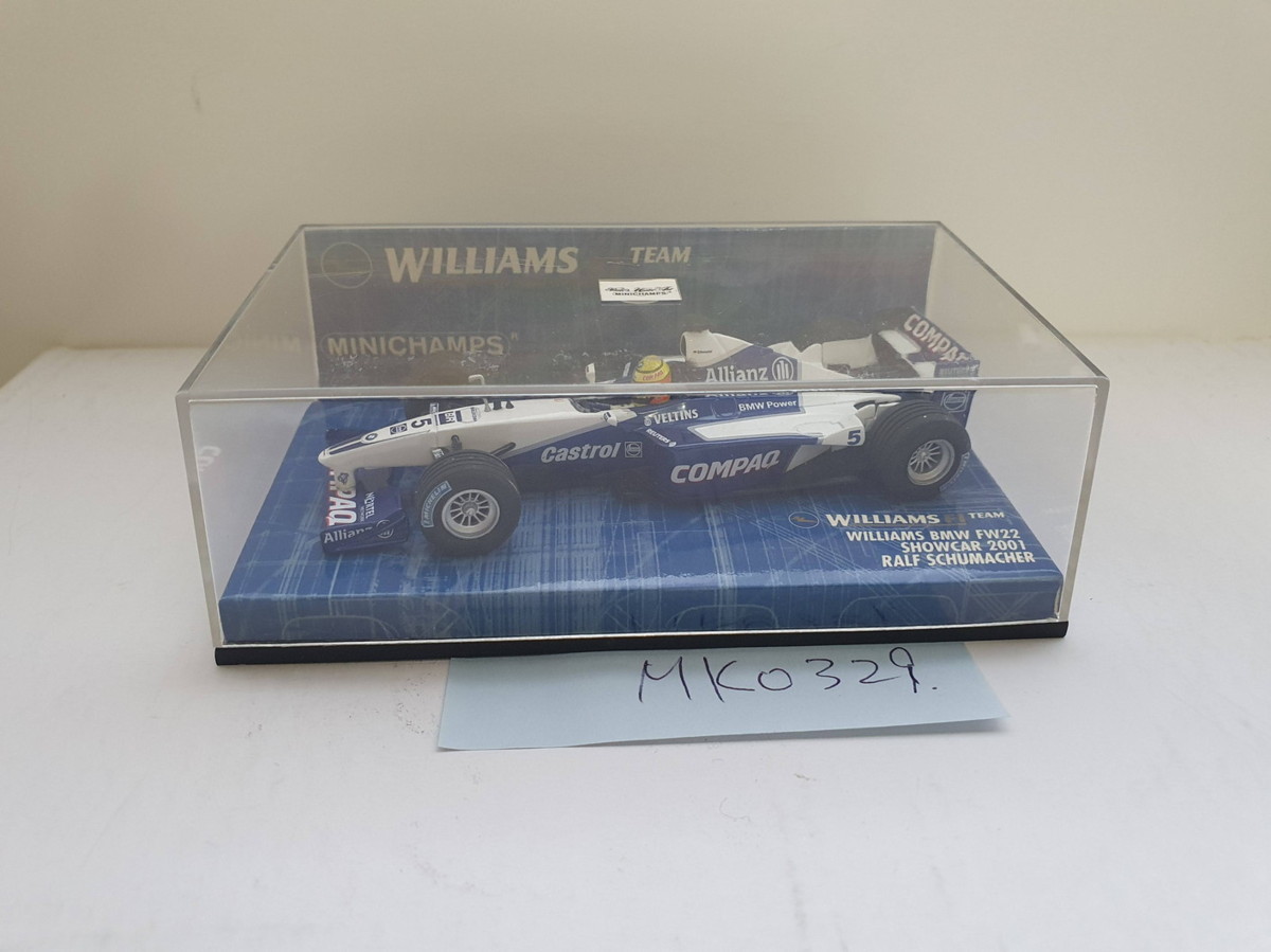 MINICHAMPS 1/43 WILLIAMS BMW FW22 SHOWCAR 2001 RALF SCHUMACHER 未使用品_画像1