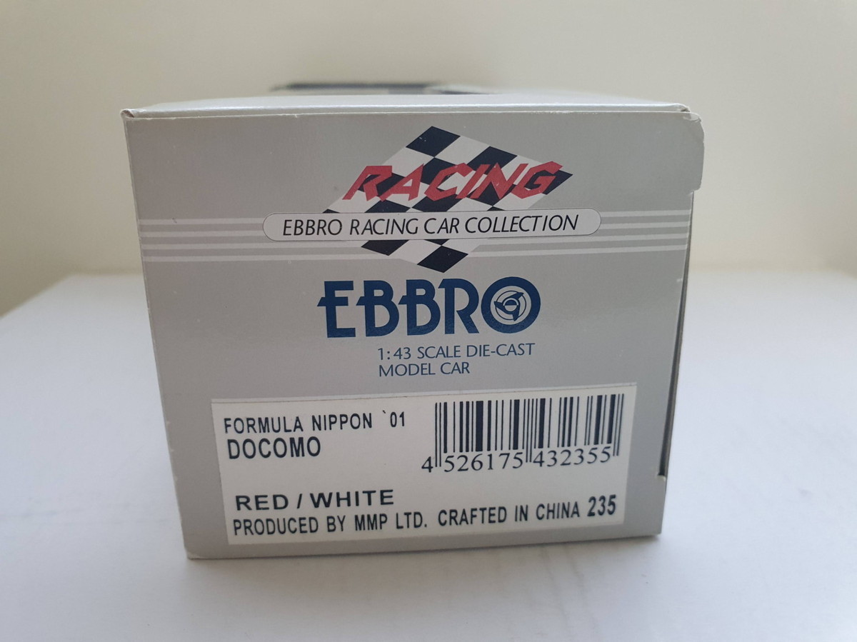 EBBRO 1/43 FORMULA NIPPON '01 Docomo RED/WHITE 235 未使用品_画像6