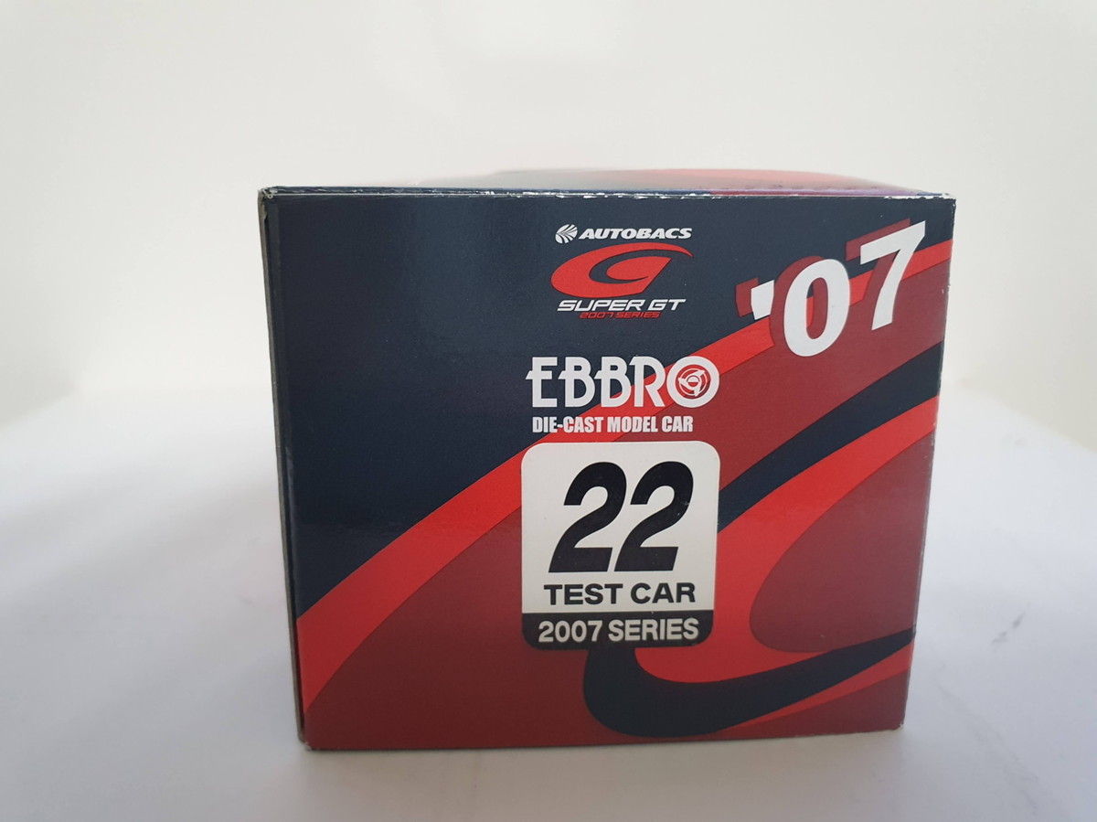 EBBRO 1/43 SUPER GT 500 No.22 MOTUL AUTECH Z TEST CAR BLACK/RED 911 未使用品_画像6