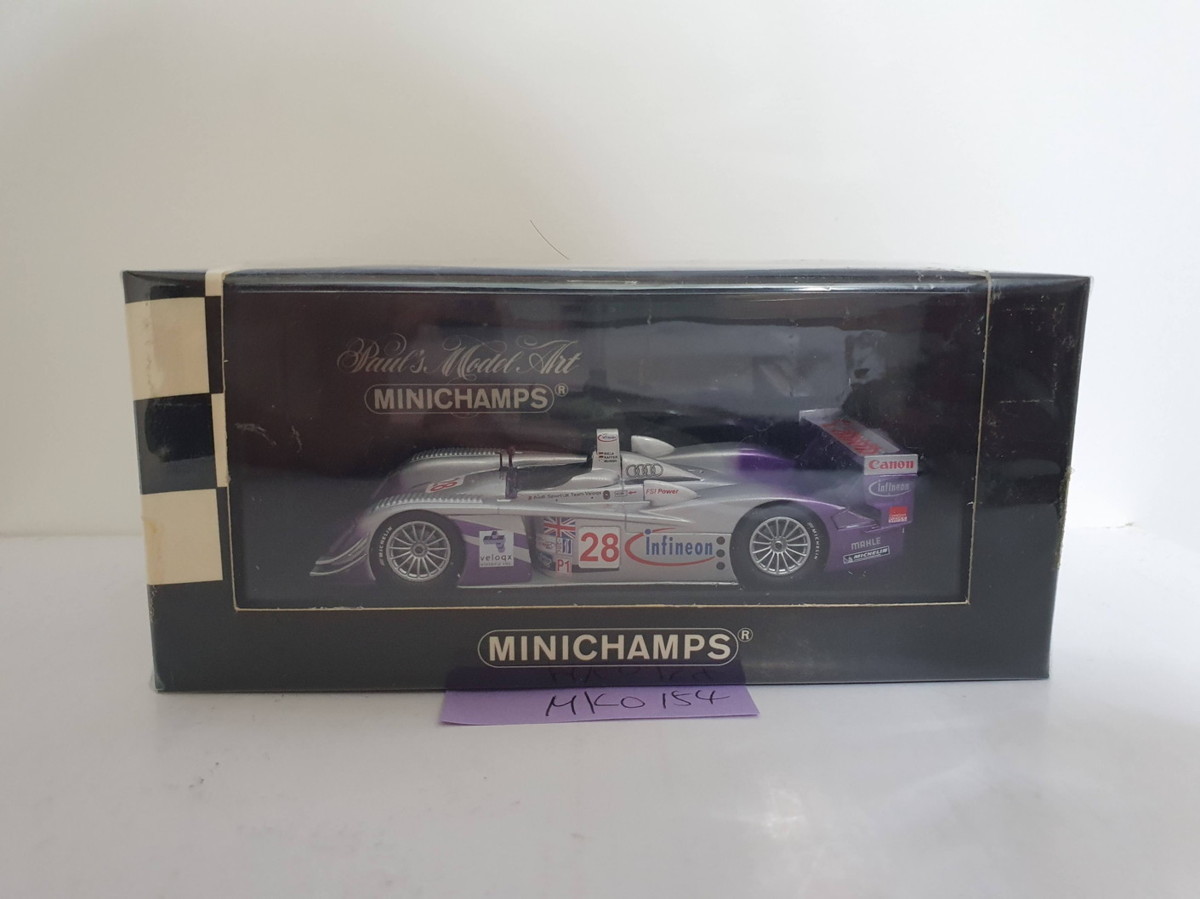 MINICHAMPS 1/43 Audi R8 Sebring 12h 2004 Winners 未使用品_画像2