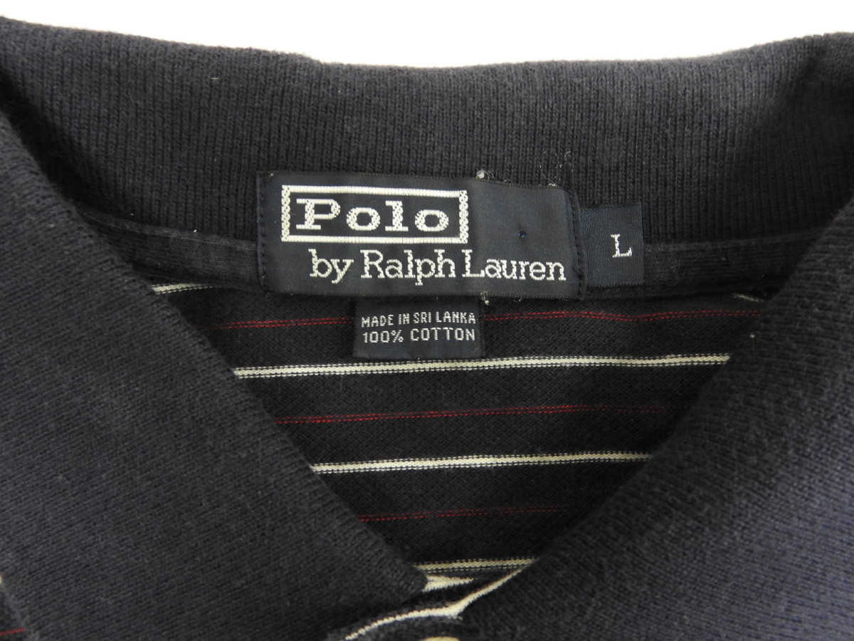 Polo by Ralph Lauren　長袖ポロシャツ　Lサイズ_画像4