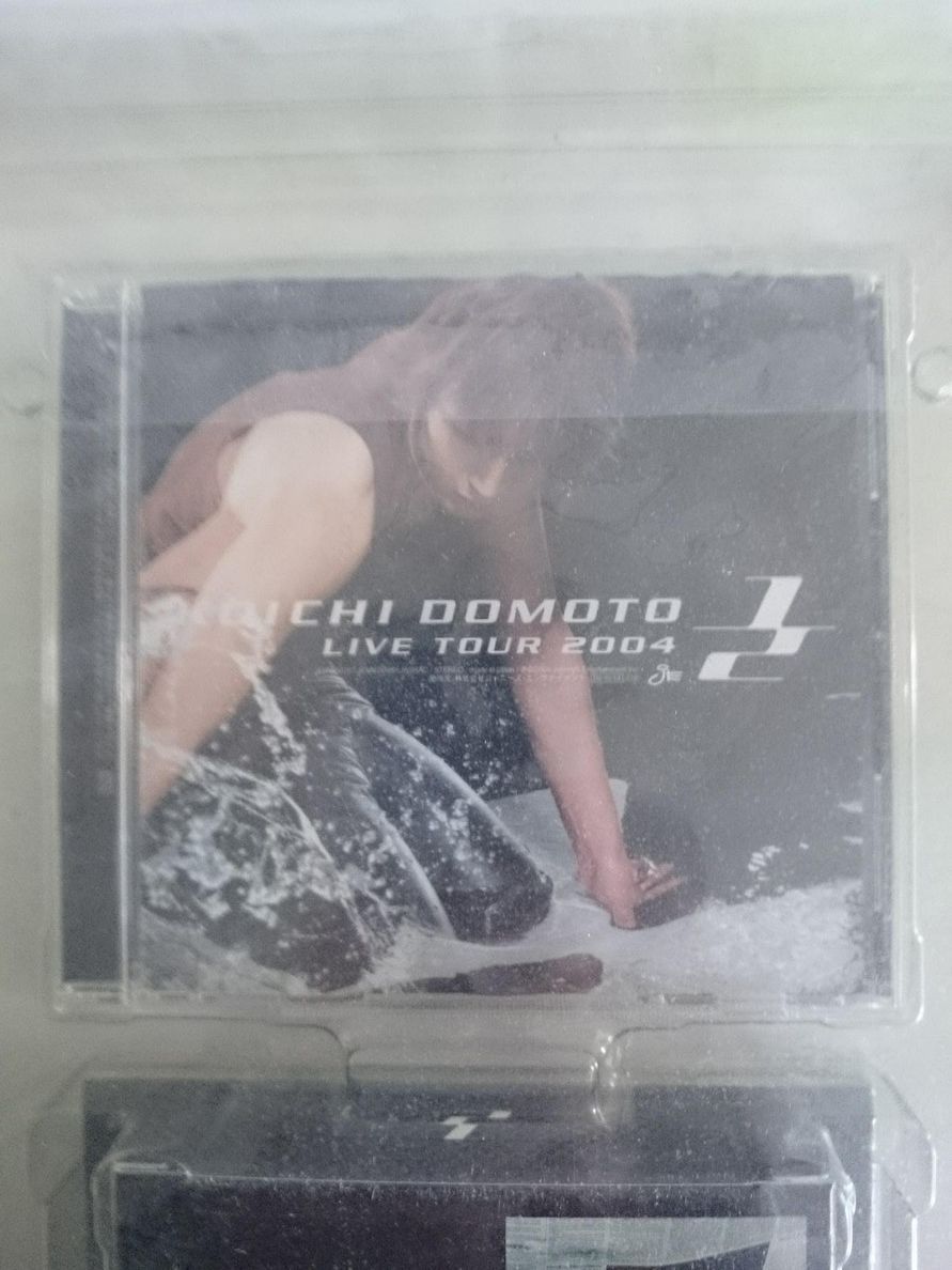 KOICHI DOMOTO LIVE TOUR 2004 1/2 the first times production limitation JEVN0044-46 VHS+CD unopened new goods 