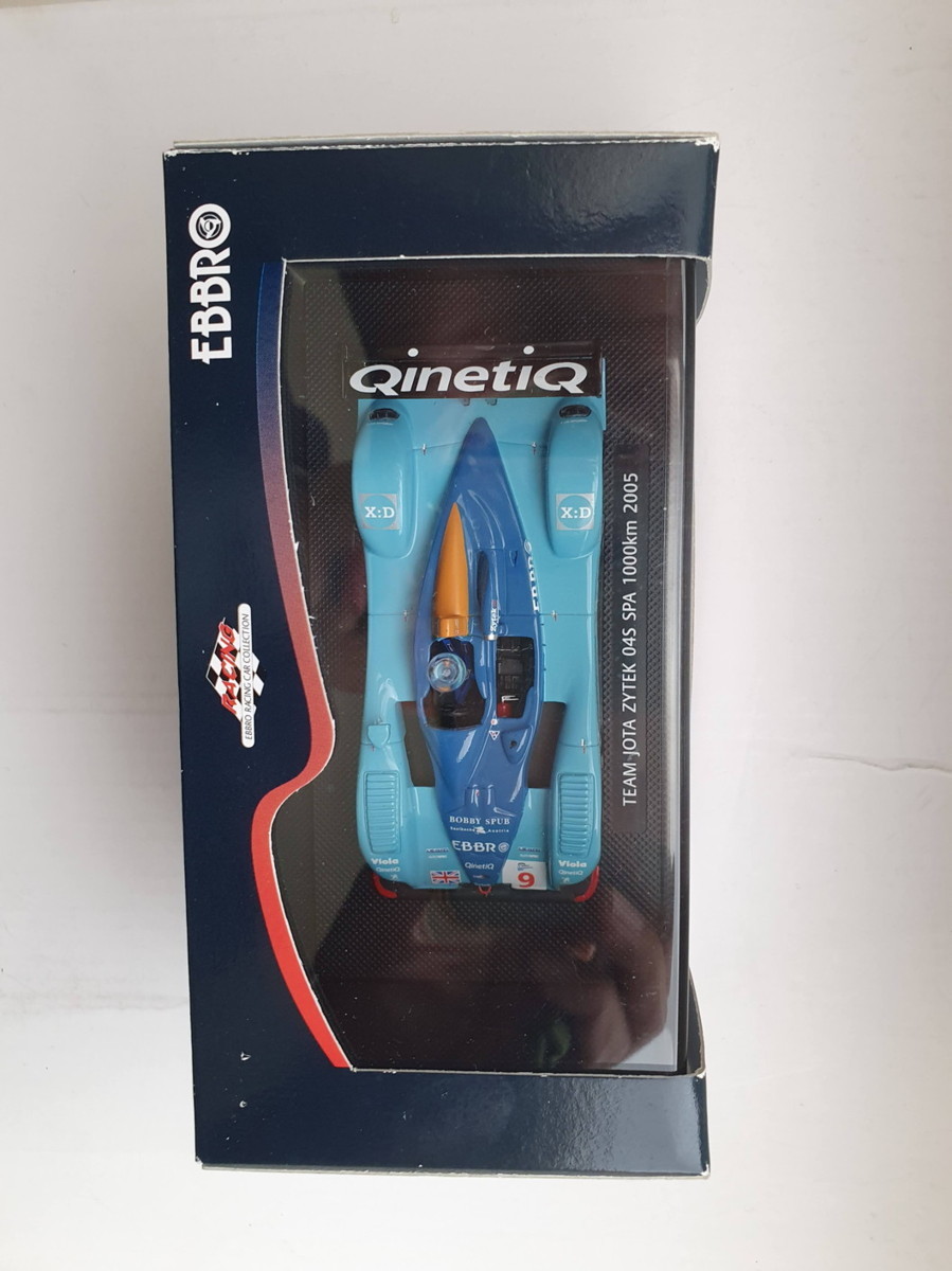 EBBRO 1/43 TEAM JOTA ZYTEK 04S SPA 1000km 2005 BLUE/LIGHT BLUE 629 未使用品_画像3