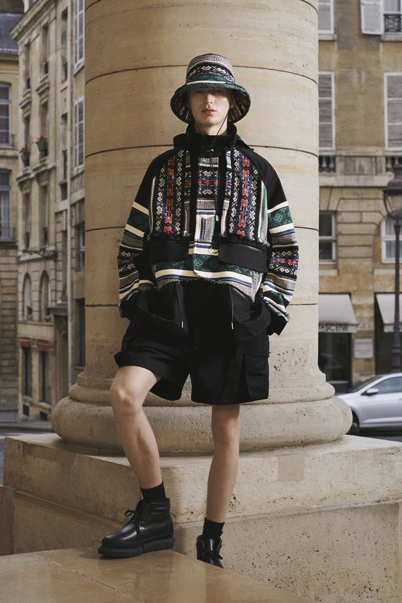 ヤフオク! - 「sacai」22ssレイヤードバケットハット サカイ