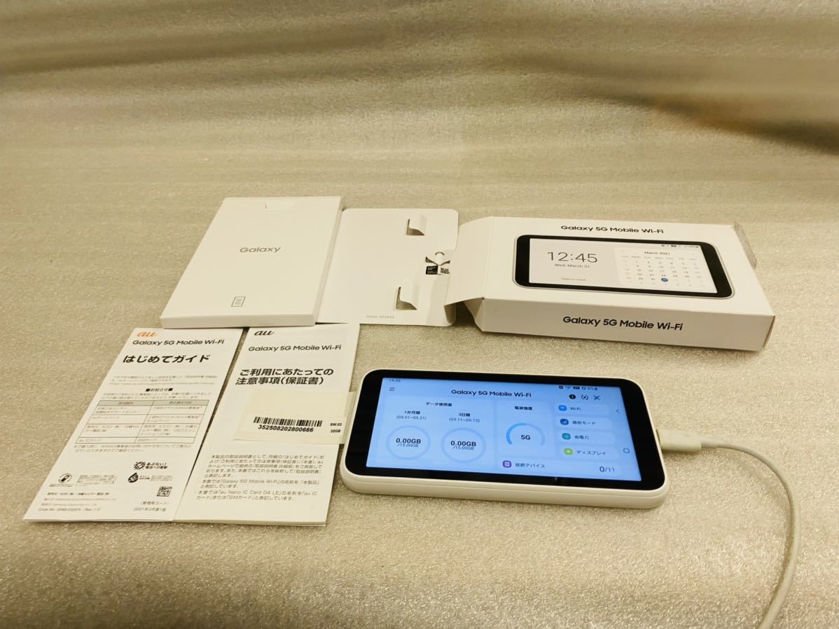 Galaxy 5G Mobile Wi-Fi SCR01 モバイルルーター 携帯電話 | endageism.com