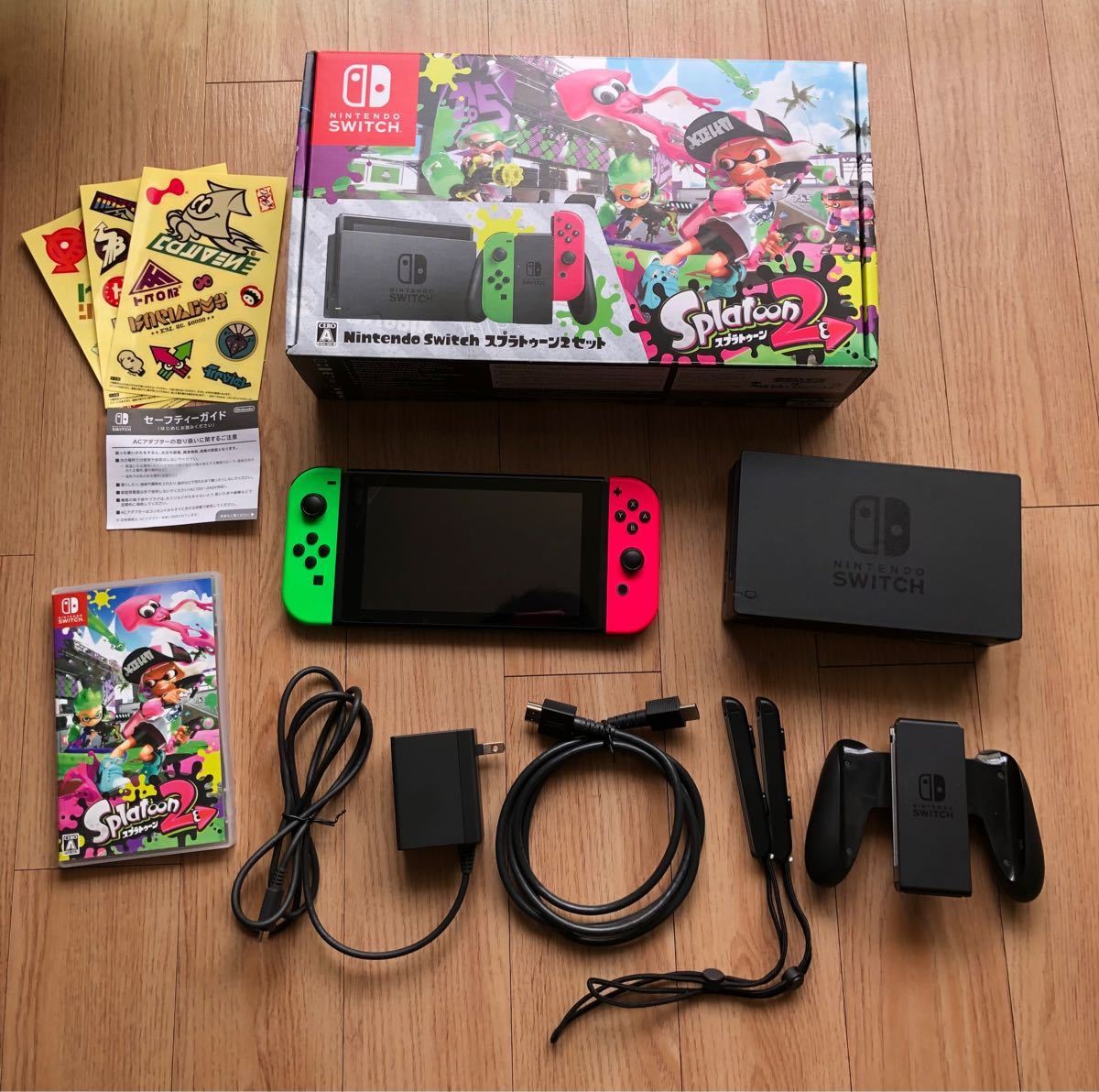 美品】Nintendo Switch スプラトゥーン2セット ゲーム本機-