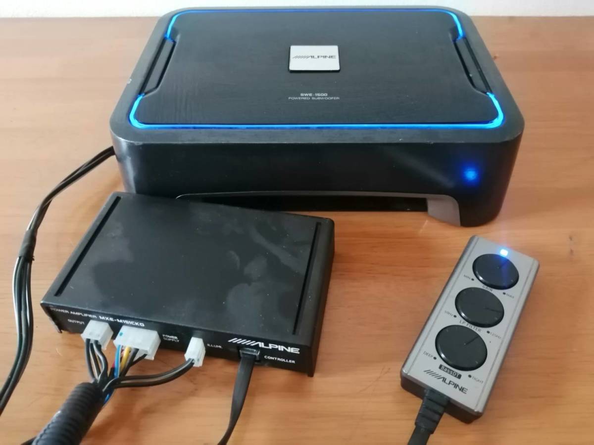 ALPINE アルパイン パワードサブウーファー SWE-1500 注目ショップ