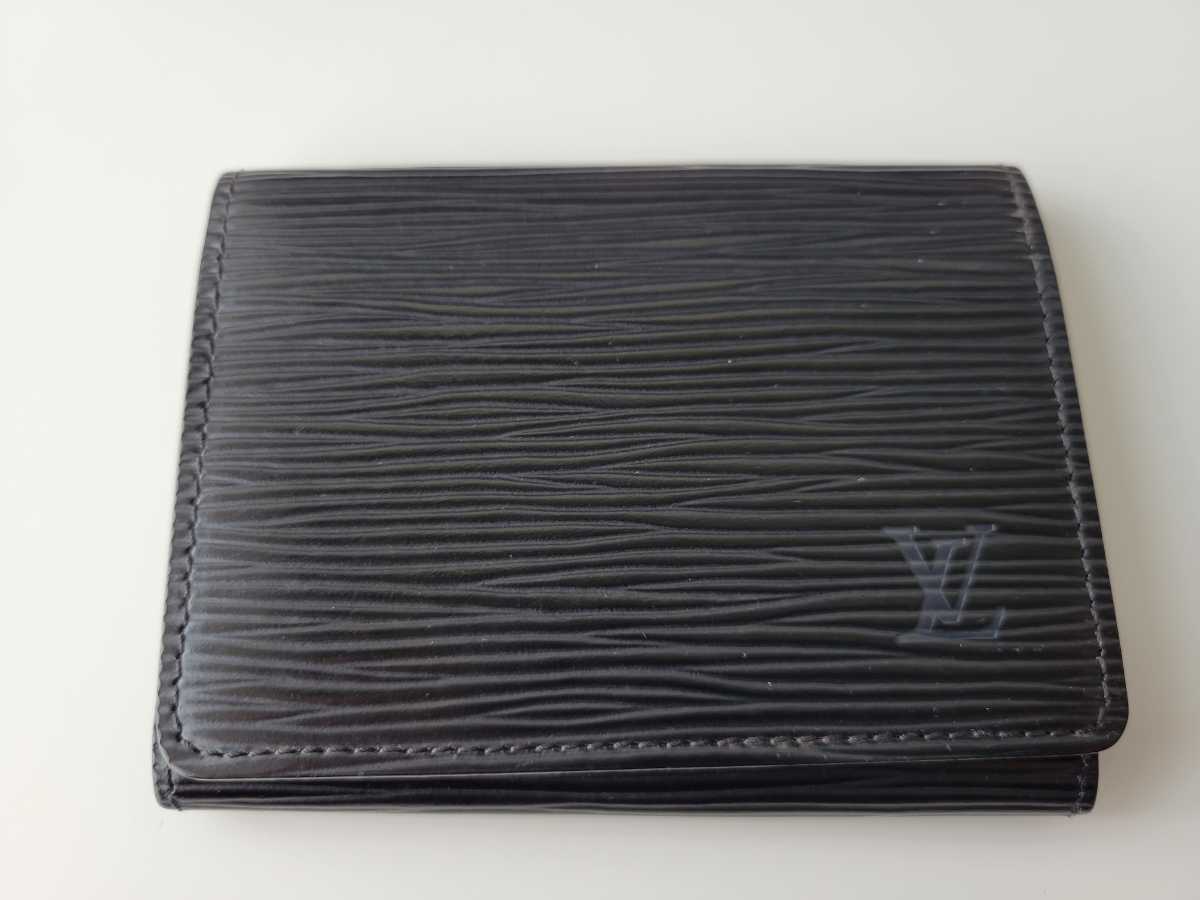 美品 ヴィトン アンヴェロップ カルト ドゥ ヴィジット エピ カードケース 名刺入れ Louis Vuitton