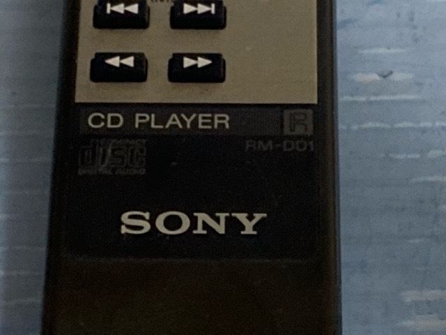 SONY　FLX-1用 パーソナルCDシステム用リモコンRM-DD1　動作品中古現状渡しです。