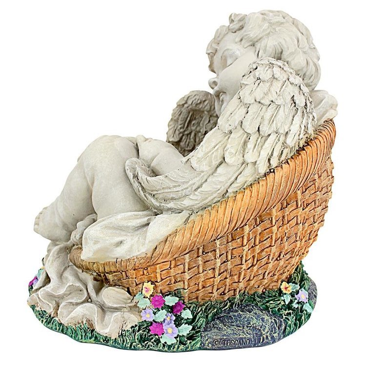  flower basket ..... make angel image Angel ( middle ) outdoors ornament interior outdoor combined use sculpture accent small articles objet d'art figure carving image garden garden decoration 