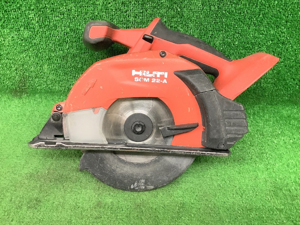 見事な創造力 HILTIヒルティ充電式金属切断用丸ノコSCM22a本体のみ