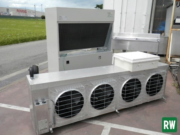 [ pickup limitation ] prefab refrigeration unit Mitsubishi Electric ERA-EP75A1 10 horse power 13 year made 3.200V solid air cooling type scroll type navy blue electron ng unit [3-175073]