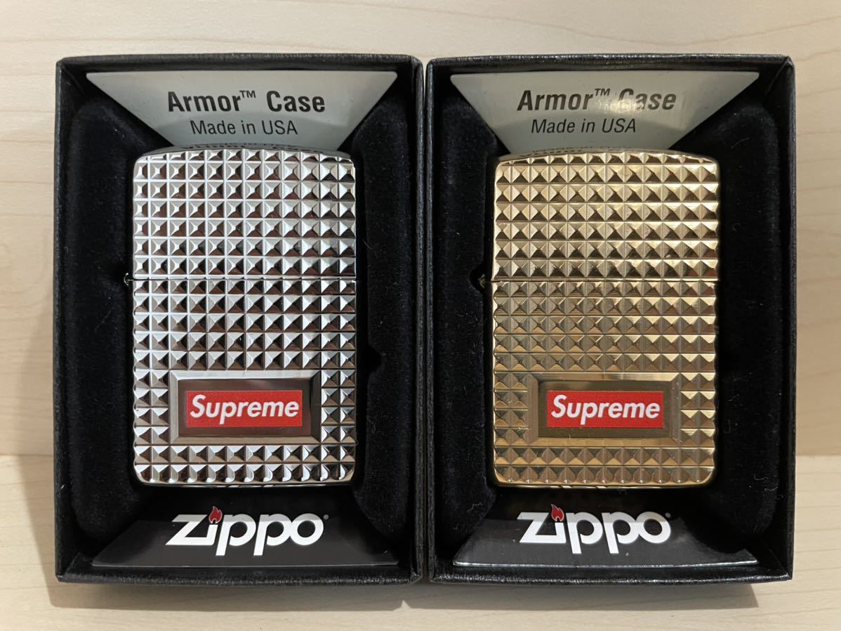 新品未使用 セット売りSupreme DIAMOND CUT Zippo シュプリーム box