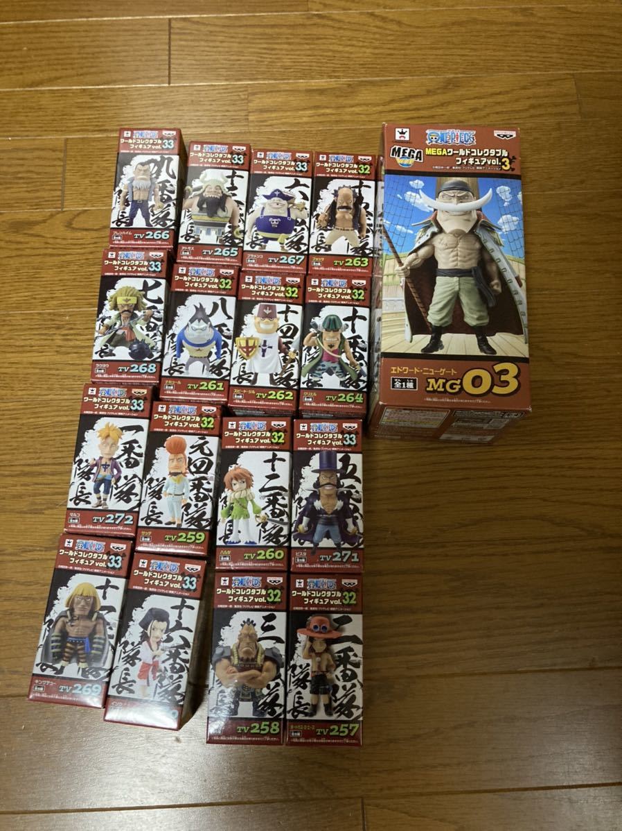 ワンピース ワールド コレクタブル フィギュア vol.32 33 白ひげ海賊団
