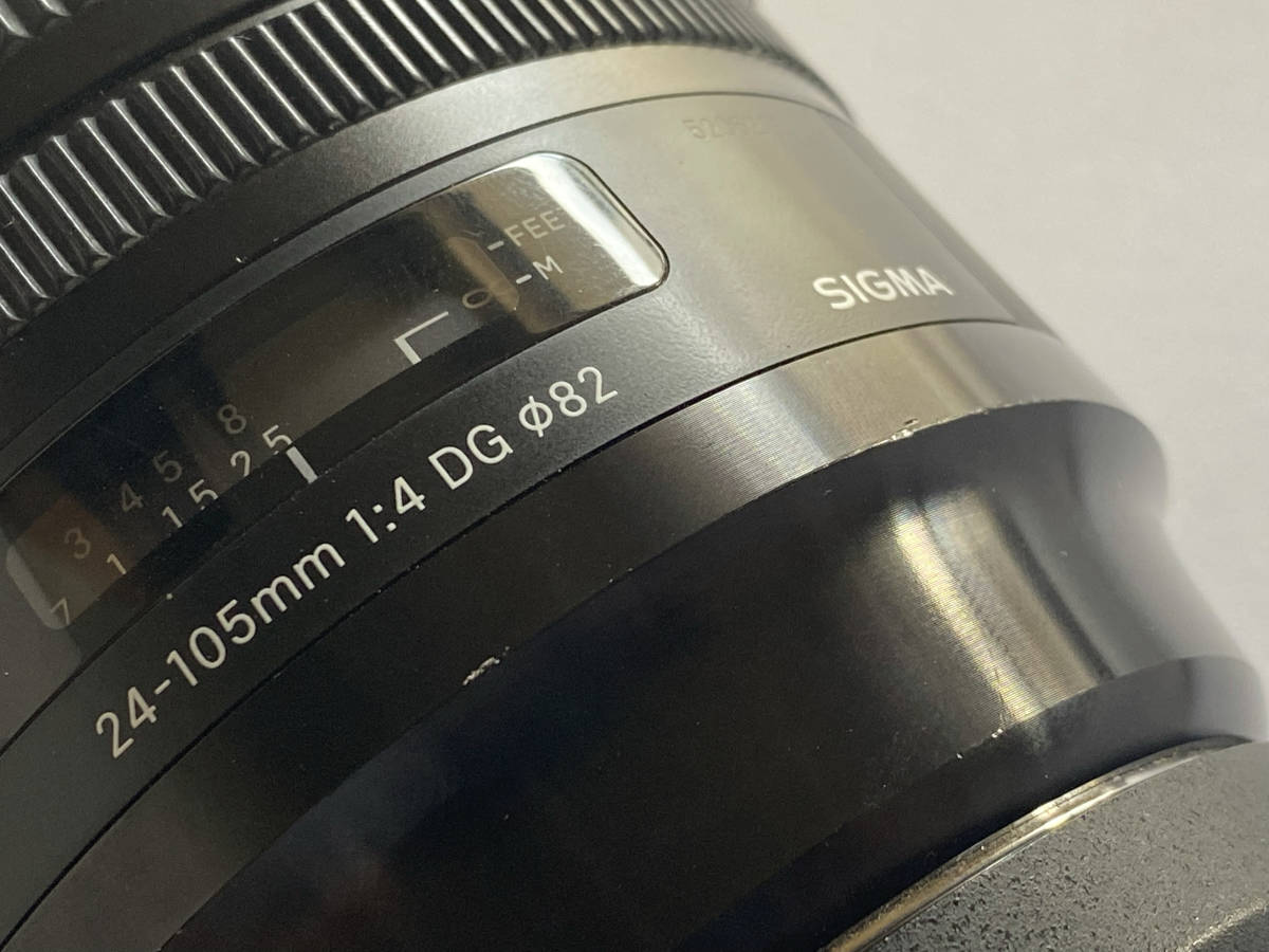 シグマ SIGMA 24-105mm F4 DG OS HSM Canon キヤノン用 フルサイズ対応 EFマウント 一眼レフ カメラ 中古 _画像7