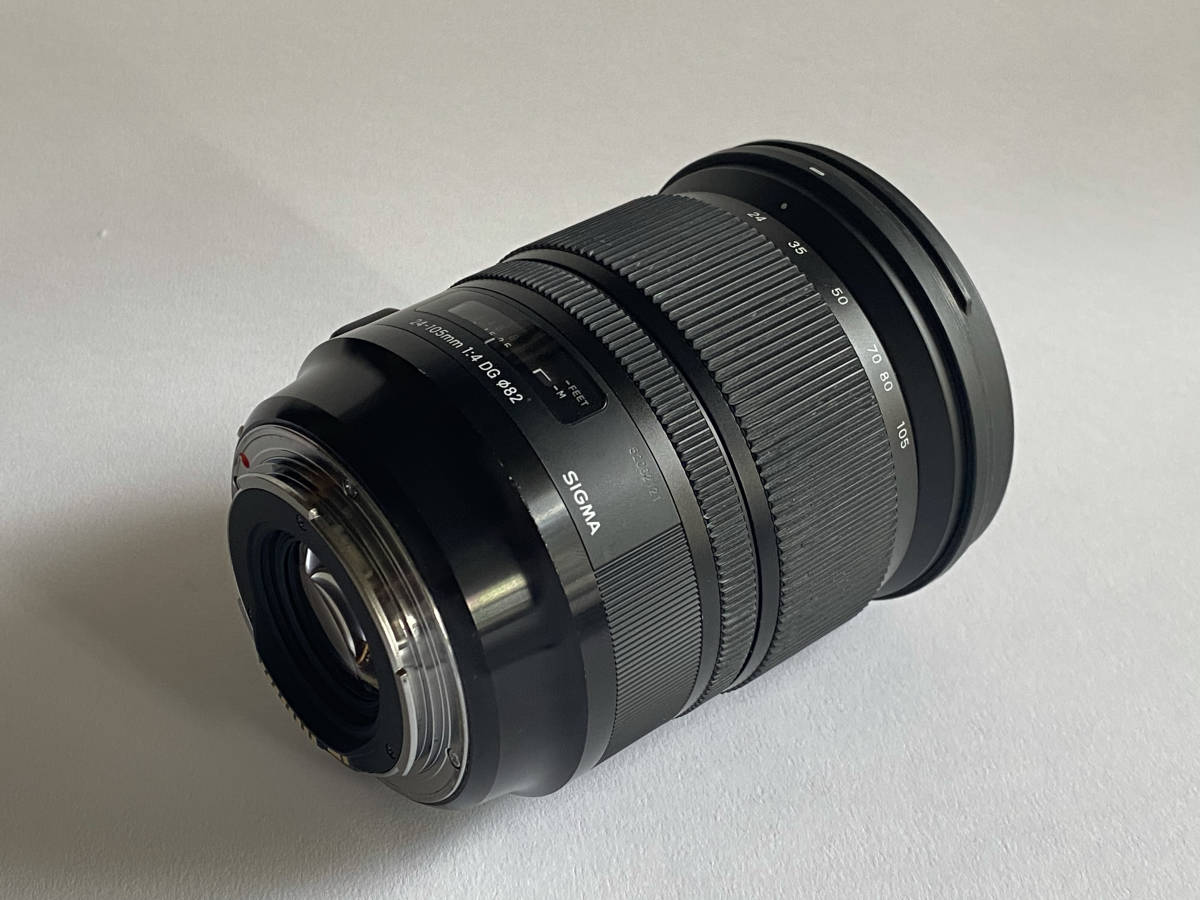 シグマ SIGMA 24-105mm F4 DG OS HSM Canon キヤノン用 フルサイズ対応 EFマウント 一眼レフ カメラ 中古 _画像3