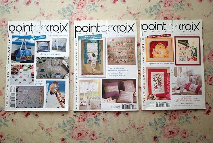 42449/Point de Croix Magazine 3冊セット フランスの刺繍・クロス
