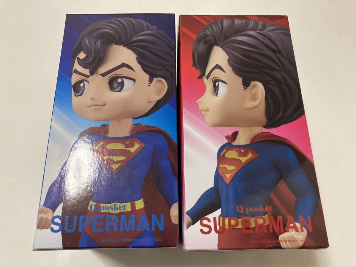 Q posket SUPERMAN Aカラー Bカラー 全2種セット スーパーマン フィギュア プライズ 新品 未開封_画像4