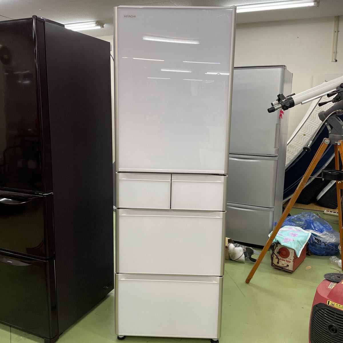 RE 日立ノンフロン冷凍冷蔵庫 R-S4000H(xw)型 冷凍冷蔵庫 ドア 冷蔵庫