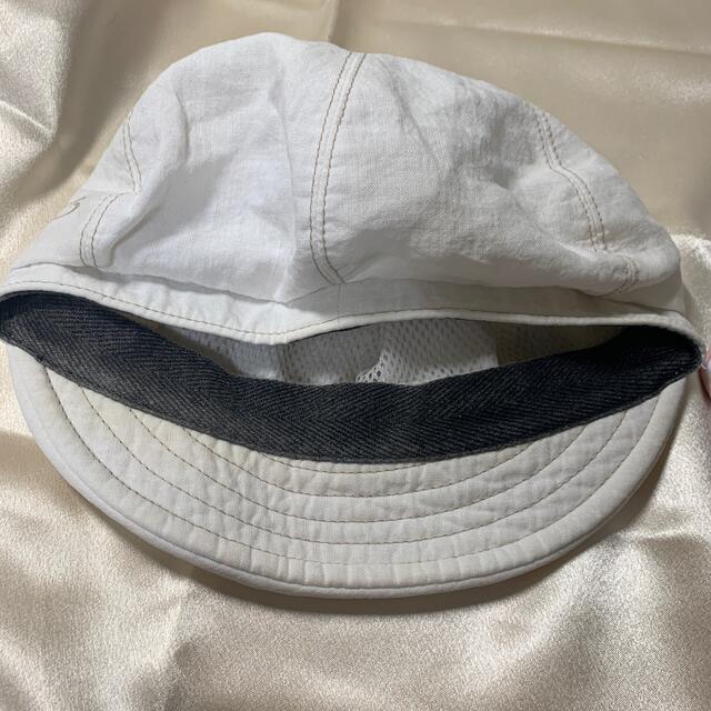 ヴィヴィアンウエストウッド ハンチング帽 夏用 麻 涼しげ ホワイト 白 帽子　Vivienne Westwood　刺繍　ロゴ　人気　ブランド　ベレー