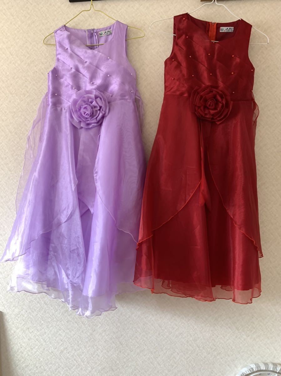 子供用ドレス 紫 150 発表会 パーティー 仮装 フォーマルドレス _画像6