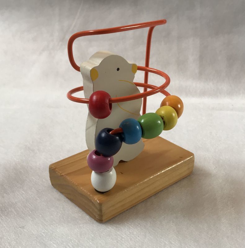 Child Friend ビーズコースター チャイルドフレンド 木のおもちゃ 知育玩具 木製玩具_メーカー不明