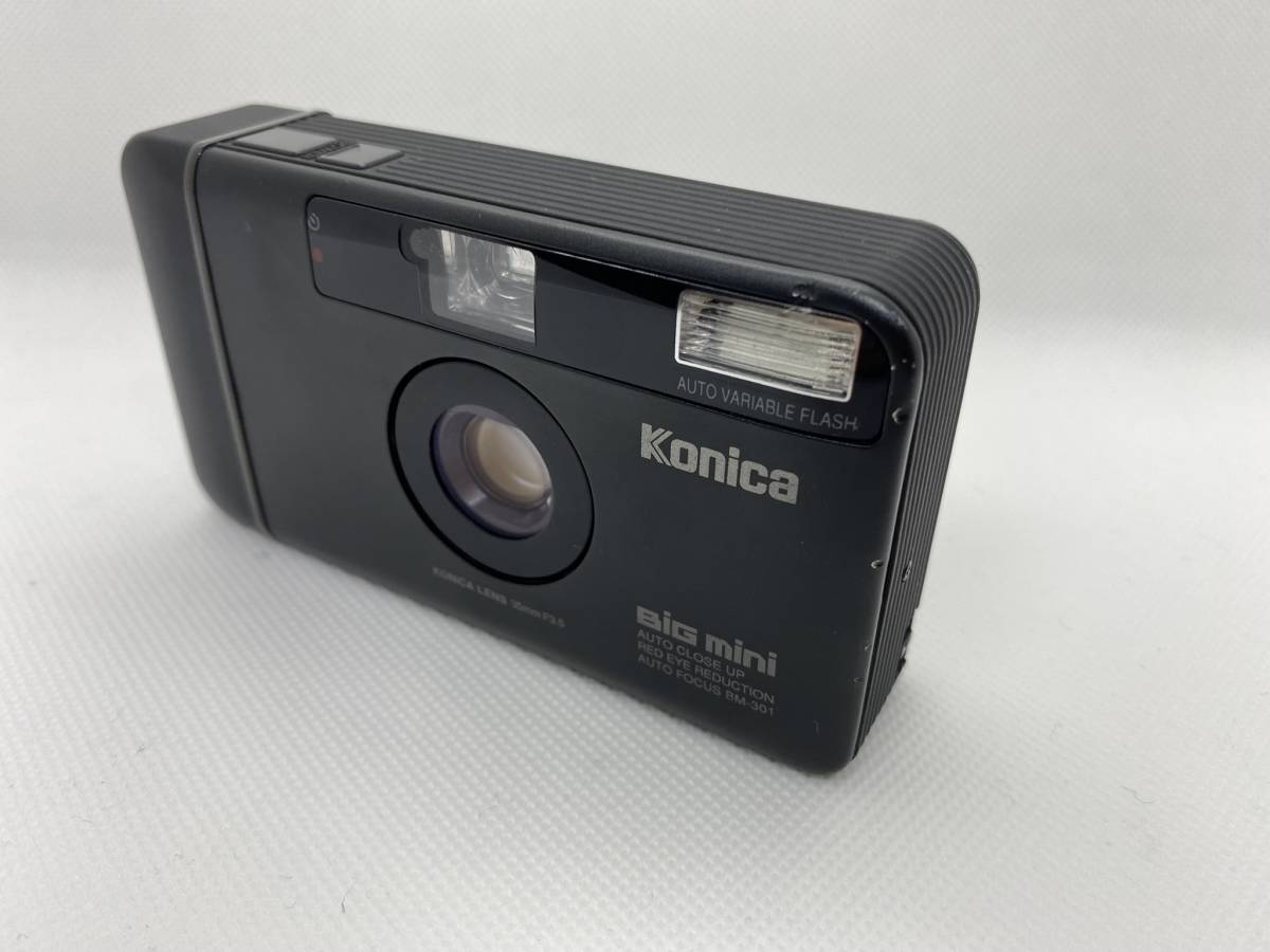 42％割引【人気ショップが最安値挑戦！】 Konica コニカ BIG mini ビッグミニ BM-301 ブラック カメラ レンズ 35mm F=3.5  コンパクトフィルム #1384 中判 カメラ、光学機器 家電、AV、カメラ-VOTERSHIP.COM