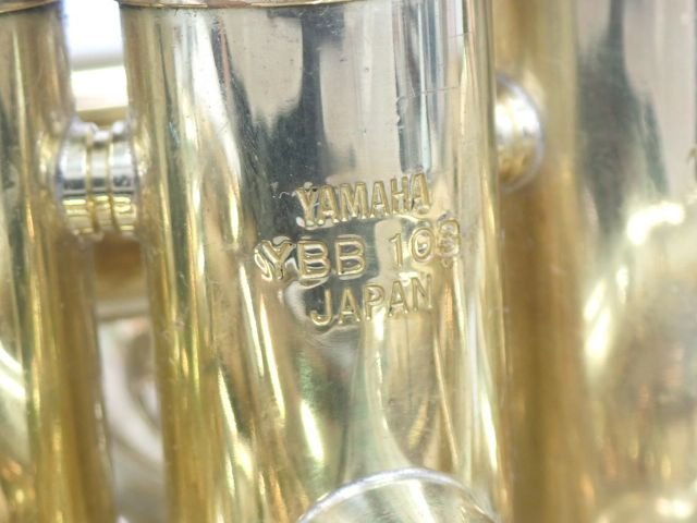 YAMAHA YBB-103 Tuba チューバ 3/4サイズフロントピストンBbテューバ ヤマハ ハードケース付き 管楽器 吹奏楽器 65B8A-1