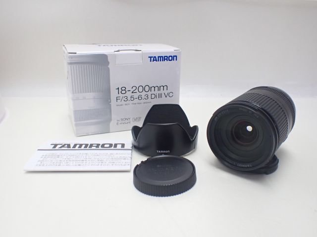 国内外の人気 タムロン　18-200mm F3.5-6.3　ソニーEマウント　ズームレンズ レンズ(ズーム)