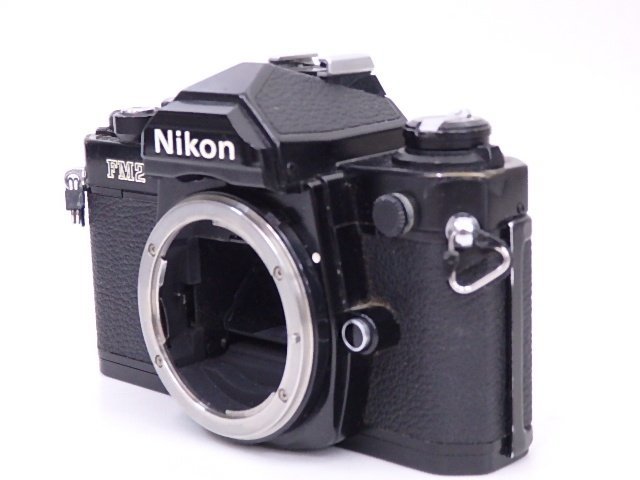 Nikon/ニコン フィルム一眼レフカメラ NEW FM2 ブラック 初期型ハニカムシャッター幕 ニコンFマウント § 65715-3_画像3