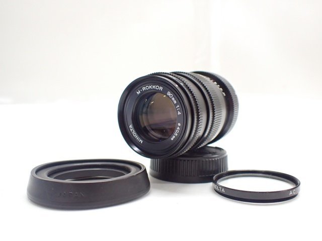 MINOLTA ミノルタ 単焦点レンズ M-ROKKOR 90mm F4 ライカMマウント