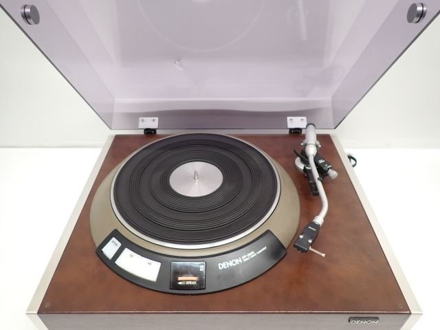 DENON デノン/デンオン ターンテーブル DP-3000 + キャビネット DP-6700 レコードプレーヤー カートリッジシェル付 ∩ 65DDB-5_画像1