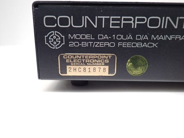 即納高品質 ヤフオク! - COUNTERPOINT DA-10UA カウンターポイント D/Aコ... 高評価安い