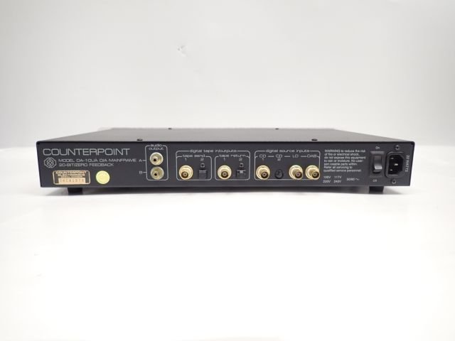 即納高品質 ヤフオク! - COUNTERPOINT DA-10UA カウンターポイント D/Aコ... 高評価安い