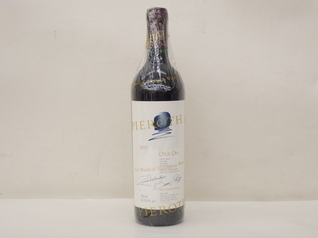 未開栓】 赤ワイン OPUS ONE 2017 オーパスワン 果実酒 最高級