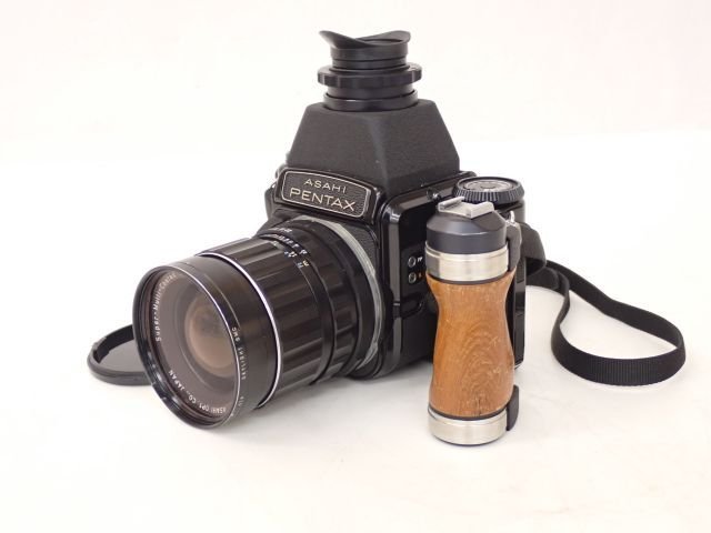 PENTAX ペンタックス 中判フィルムカメラ 6X7 ボディ 後期型 + レンズ 3本セット TTL/ウエストレベルファインダー付き □ 65F8E-1_画像3
