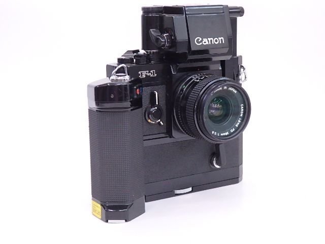 Canon/キヤノン フィルム一眼レフカメラ F-1/FD 28mm F2.8 SERVO EE FINDER・MOTOR DRIVE MF付 § 65F41-1_画像1