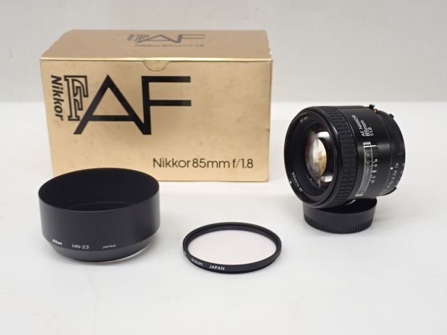 Nikon ニコン Ai AF NIKKOR 85mm F1.8D 単焦点レンズ 元箱付 ∩ 65FE8-11_画像1