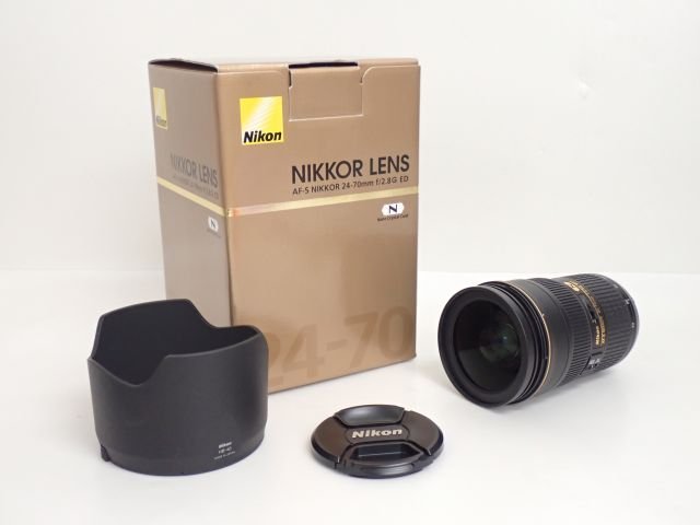 良品】 Nikon 標準ズームレンズ AF-S NIKKOR 24-70mm F2.8G ED ナノ